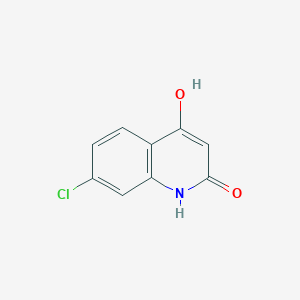 molecular formula C9H6ClNO2 B2927610 7-Chloroquinoline-2,4-diol CAS No. 1677-35-6; 1823745-32-9