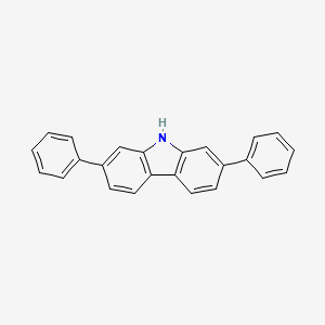 molecular formula C24H17N B2927636 2,7-diphenyl-9H-carbazole CAS No. 42448-04-4
