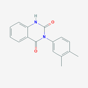 molecular formula C16H14N2O2 B2927638 3-(3,4-Dimethylphenyl)quinazoline-2,4(1H,3H)-dione CAS No. 67117-00-4