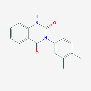 molecular formula C16H14N2O2 B2927638 3-(3,4-dimethylphenyl)-1H-quinazoline-2,4-dione CAS No. 67117-00-4