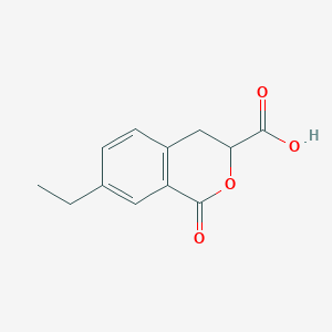 molecular formula C12H12O4 B2927678 7-Ethyl-1-oxoisochromane-3-carboxylic acid CAS No. 951896-10-9