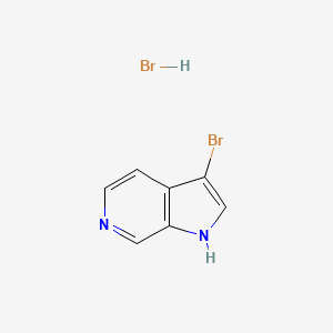 molecular formula C7H6Br2N2 B2927716 3-bromo-1H-pyrrolo[2,3-c]pyridine hydrobromide CAS No. 67058-79-1