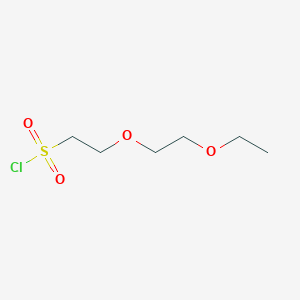 molecular formula C6H13ClO4S B2927768 2-(2-乙氧基乙氧基)乙磺酰氯 CAS No. 1343089-91-7