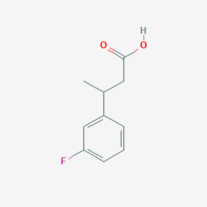 molecular formula C10H11FO2 B2927769 3-(3-Fluorophenyl)butanoic acid CAS No. 1042815-12-2