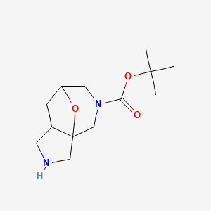 molecular formula C13H22N2O3 B2927770 Tert-Butyl Hexahydro-1H-3A,7-Epoxypyrrolo[3,4-C]Azepine-5(4H)-Carboxylate CAS No. 1250998-27-6