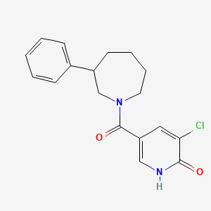 molecular formula C18H19ClN2O2 B2927810 3-chloro-5-(3-phenylazepane-1-carbonyl)pyridin-2-ol CAS No. 2034382-80-2