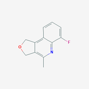 molecular formula C12H10FNO B292782 6-Fluoro-4-methyl-1,3-dihydrofuro[3,4-c]quinoline 