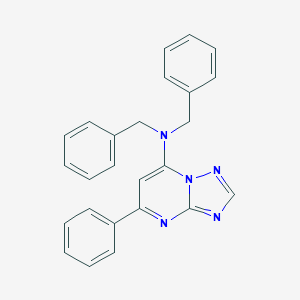 N,N-dibenzyl-N-(5-phenyl[1,2,4]triazolo[1,5-a]pyrimidin-7-yl)amine