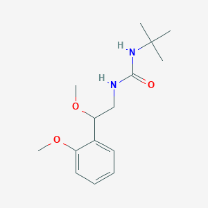 molecular formula C15H24N2O3 B2927850 1-(Tert-butyl)-3-(2-methoxy-2-(2-methoxyphenyl)ethyl)urea CAS No. 1788558-85-9