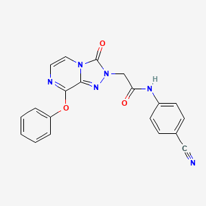 N-(4-cyanophenyl)-2-(3-oxo-8-phenoxy-[1,2,4]triazolo[4,3-a]pyrazin-2(3H)-yl)acetamide