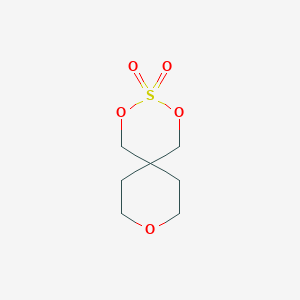 molecular formula C7H12O5S B2927871 2,4,9-Trioxa-3lambda6-thiaspiro[5.5]undecane 3,3-dioxide CAS No. 2287345-21-3