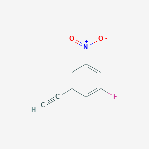 1-Ethynyl-3-fluoro-5-nitrobenzene