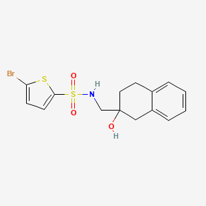 5-bromo-N-((2-hydroxy-1,2,3,4-tetrahydronaphthalen-2-yl)methyl)thiophene-2-sulfonamide