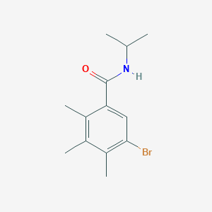 molecular formula C13H18BrNO B2927892 5-溴-2,3,4-三甲基-N-丙-2-基苯甲酰胺 CAS No. 399006-09-8