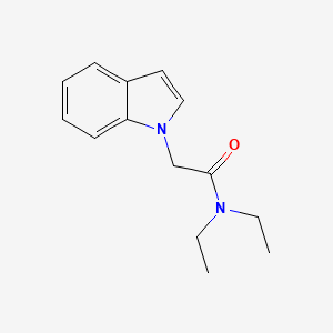 molecular formula C14H18N2O B2927905 N,N-diethyl-2-(1H-indol-1-yl)acetamide CAS No. 754233-49-3