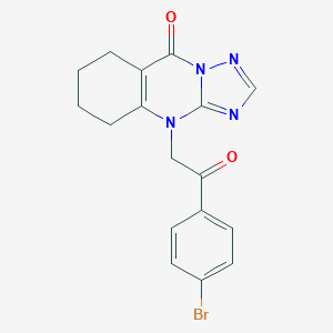 4-[2-(4-bromophenyl)-2-oxoethyl]-5,6,7,8-tetrahydro[1,2,4]triazolo[5,1-b]quinazolin-9(4H)-one