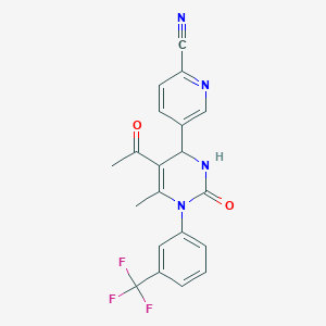 molecular formula C20H15F3N4O2 B2927917 BAY-678 (racemate) CAS No. 675103-35-2