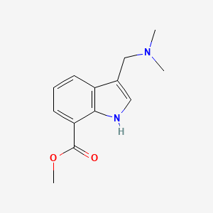 Methyl 3-((dimethylamino)methyl)-1H-indole-7-carboxylate