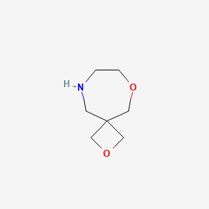 molecular formula C7H13NO2 B2927947 2,6-Dioxa-9-azaspiro[3.6]decane CAS No. 54725-74-5