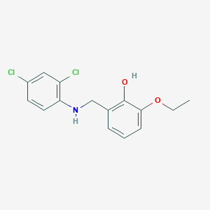 2-{[(2,4-Dichlorophenyl)amino]methyl}-6-ethoxyphenol