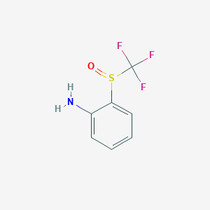 molecular formula C7H6F3NOS B2928082 2-Trifluoromethanesulfinylaniline CAS No. 22230-26-8
