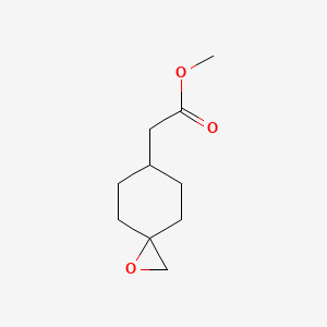 molecular formula C10H16O3 B2928117 Methyl 2-(1-oxaspiro[2.5]octan-6-yl)acetate CAS No. 2248371-20-0