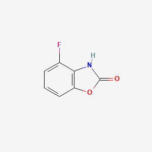 molecular formula C7H4FNO2 B2928131 4-氟-1,3-苯并恶唑-2(3H)-酮 CAS No. 590422-12-1
