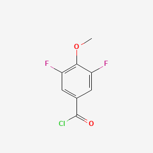 molecular formula C8H5ClF2O2 B2928163 3,5-Difluoro-4-methoxybenzoyl chloride CAS No. 501701-43-5
