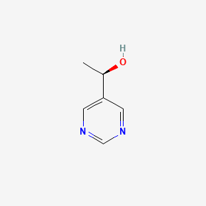 molecular formula C6H8N2O B2928199 (R)-1-(pyrimidin-5-yl)ethanol CAS No. 31415-77-7