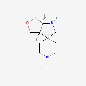 molecular formula C11H20N2O B2928247 Rel-(3aR,6aS)-1'-methylhexahydrospiro[furo[3,4-b]pyrrole-3,4'-piperidine] CAS No. 2230798-95-3