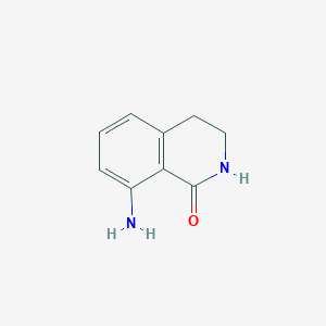 molecular formula C9H10N2O B2928249 8-Amino-3,4-dihydroisoquinolin-1(2H)-one CAS No. 169045-00-5; 874357-17-2
