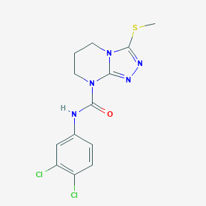 N-(3,4-dichlorophenyl)-3-(methylsulfanyl)-6,7-dihydro[1,2,4]triazolo[4,3-a]pyrimidine-8(5H)-carboxamide