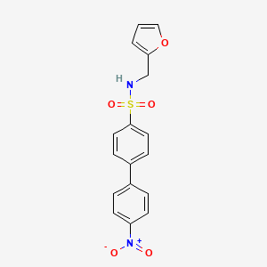 4'-Nitrobiphenyl-4-sulfonic acid (furan-2-yl-methyl)amide