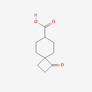 molecular formula C10H14O3 B2928418 3-Oxospiro[3.5]nonane-7-carboxylic acid CAS No. 2490412-82-1