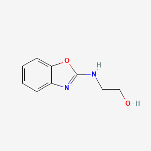 molecular formula C9H10N2O2 B2928576 2-(1,3-Benzoxazol-2-ylamino)ethanol CAS No. 134704-32-8
