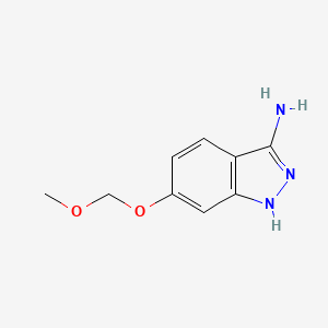 molecular formula C9H11N3O2 B2928577 6-(Methoxymethoxy)-1H-indazol-3-amine CAS No. 951624-24-1