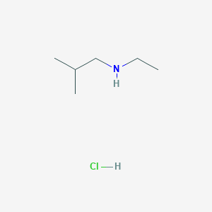 molecular formula C6H16ClN B2928603 盐酸乙基(2-甲基丙基)胺 CAS No. 63528-29-0