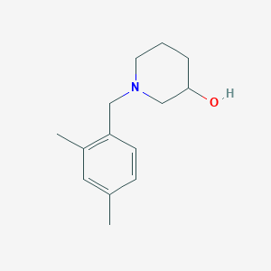 1-[(2,4-Dimethylphenyl)methyl]piperidin-3-ol
