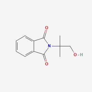 molecular formula C12H13NO3 B2928638 2-(1-hydroxy-2-methylpropan-2-yl)-2,3-dihydro-1H-isoindole-1,3-dione CAS No. 4490-74-8