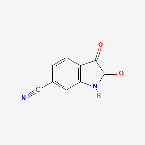 2,3-dioxo-2,3-dihydro-1H-indole-6-carbonitrile