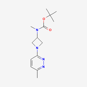 Tert-butyl N-methyl-N-[1-(6-methylpyridazin-3-yl)azetidin-3-yl]carbamate