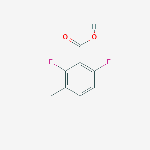 molecular formula C9H8F2O2 B2928798 3-Ethyl-2,6-difluorobenzoic acid CAS No. 1895256-30-0