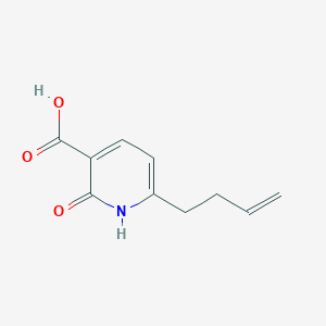 molecular formula C10H11NO3 B2928802 6-(丁-3-烯-1-基)-2-羟基吡啶-3-羧酸 CAS No. 343566-70-1