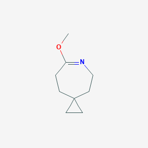 molecular formula C9H15NO B2928902 7-Methoxy-6-azaspiro[2.6]non-6-ene CAS No. 2305253-20-5