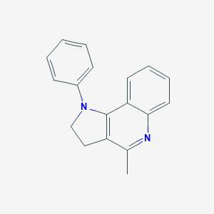 molecular formula C18H16N2 B292893 4-methyl-1-phenyl-2,3-dihydro-1H-pyrrolo[3,2-c]quinoline 