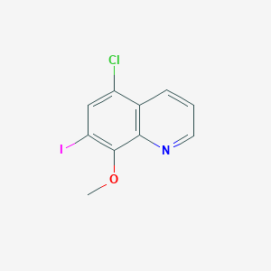 molecular formula C10H7ClINO B2928938 5-Chloro-7-iodo-8-methoxyquinoline CAS No. 91240-91-4