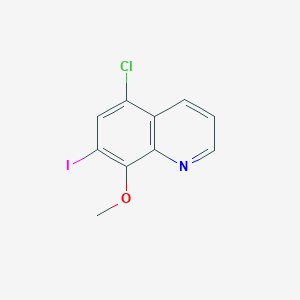 molecular formula C10H7ClINO B2928938 5-氯-7-碘-8-甲氧基喹啉 CAS No. 91240-91-4