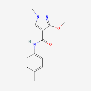 3-methoxy-1-methyl-N-(p-tolyl)-1H-pyrazole-4-carboxamide