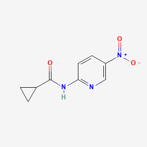 molecular formula C9H9N3O3 B2928970 N-(5-nitropyridin-2-yl)cyclopropanecarboxamide CAS No. 26207-88-5