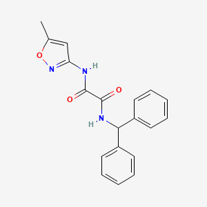 molecular formula C19H17N3O3 B2928971 N1-benzhydryl-N2-(5-methylisoxazol-3-yl)oxalamide CAS No. 941921-34-2